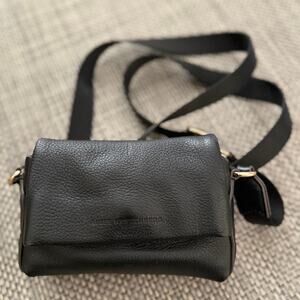 AIMEE KESTENBERG Broadway Leather Adjustable Strap Mini Crossbody Bag Black